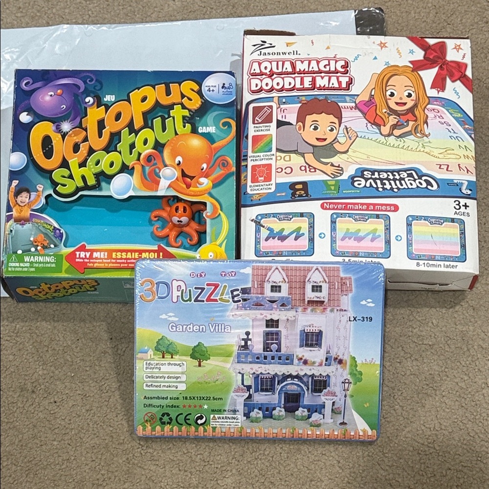 Bundle of used games and activities